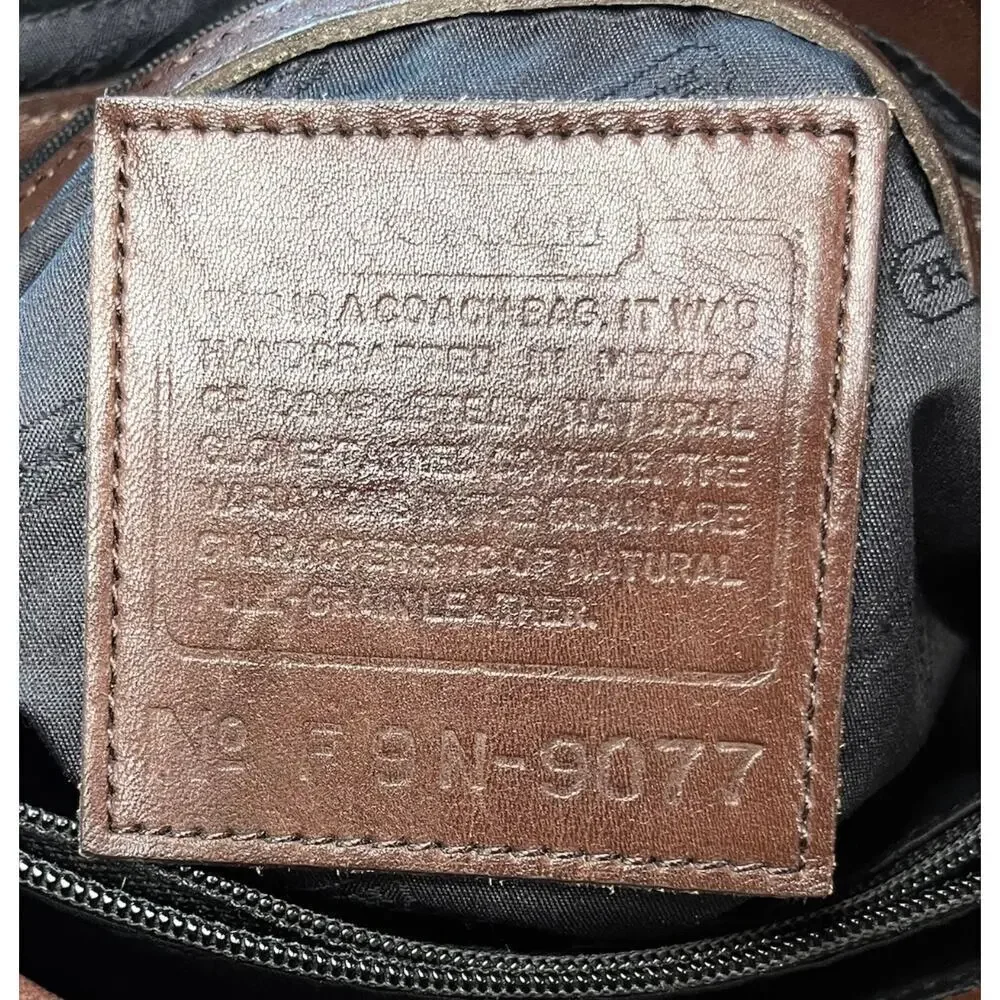 Vintage Coach 9077 Classic Lunch Tote Bag